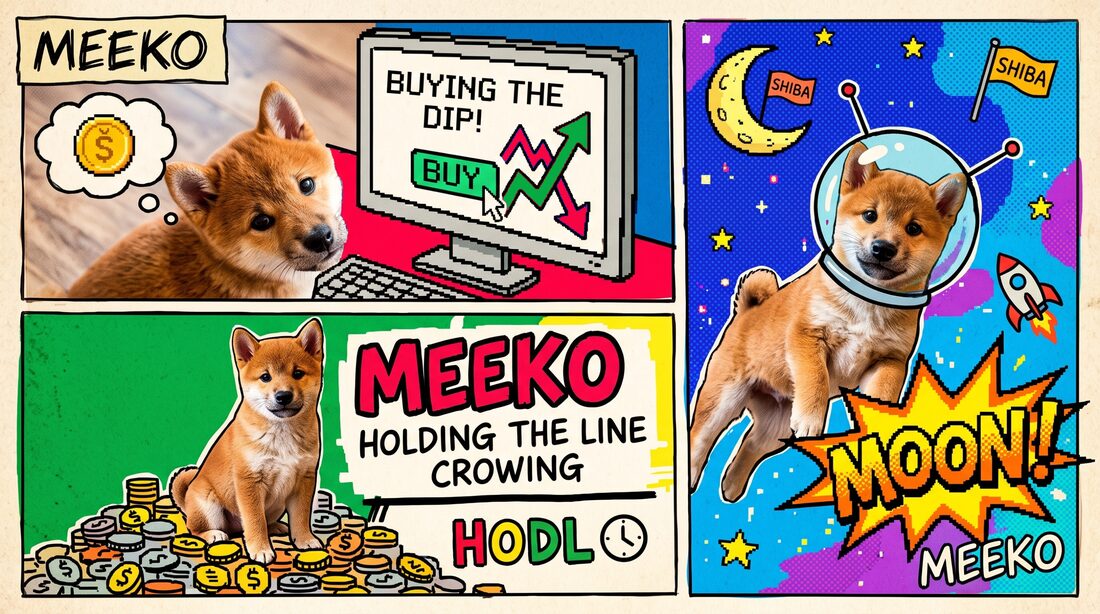 Meeko holding on